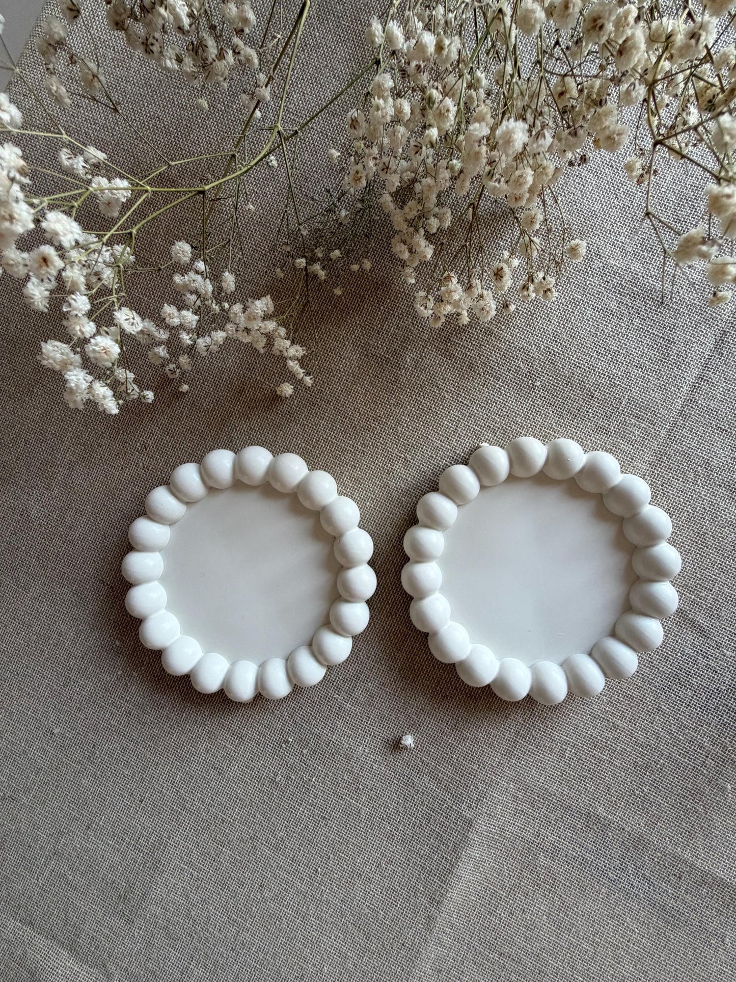 Bubble Coaster - Handmade Jesmonite Coaster Set