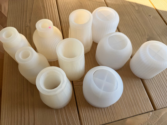 Jesmonite Mould Bundle - Vase Maker's Collection
