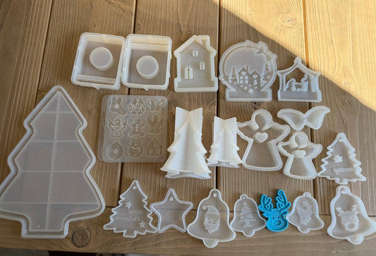 Jesmonite Mould Bundle - Christmas Mould Collection