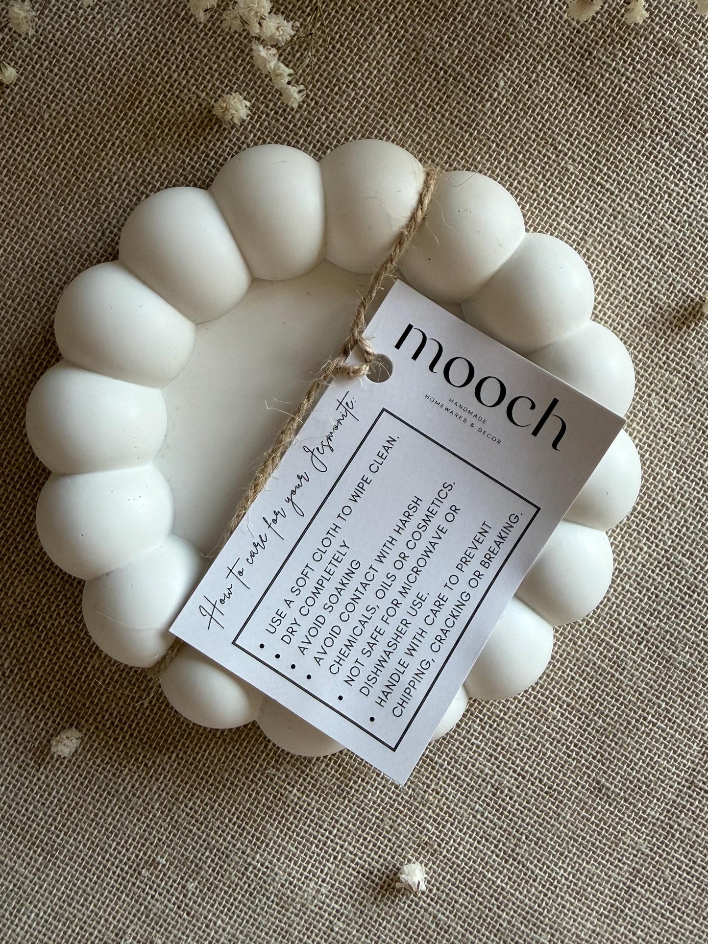 Extra Chunky Bubble Coaster - Thick Jesmonite Coaster